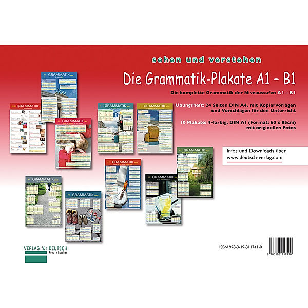 Die Grammatik-Plakate / Die Grammatik-Plakate A1-B1, m. 1 Beilage, m. 1 Buch, Renate Luscher