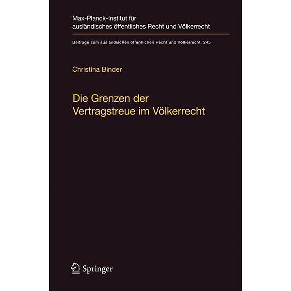 Die Grenzen der Vertragstreue im Völkerrecht, Christina Binder