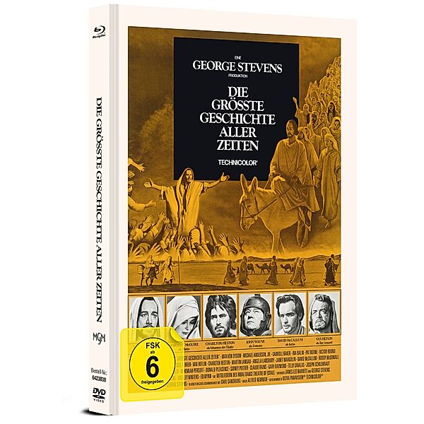 Die grösste Geschichte aller Zeiten - 3-Disc Limited Collector's Edition im Mediabook, George Stevens, David Lean, Jean Negulesco