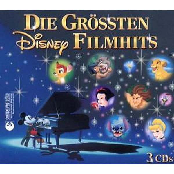 Die Größten Disney Film Hits (3-Cd Box) Deutsch, Diverse Interpreten