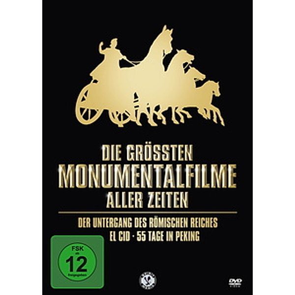 Die grössten Monumentalfilme aller Zeiten, 3 DVDs