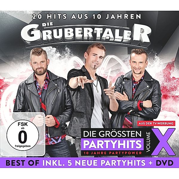 Die größten Partyhits Vol. 10 (Deluxe Edition, CD+DVD), Die Grubertaler