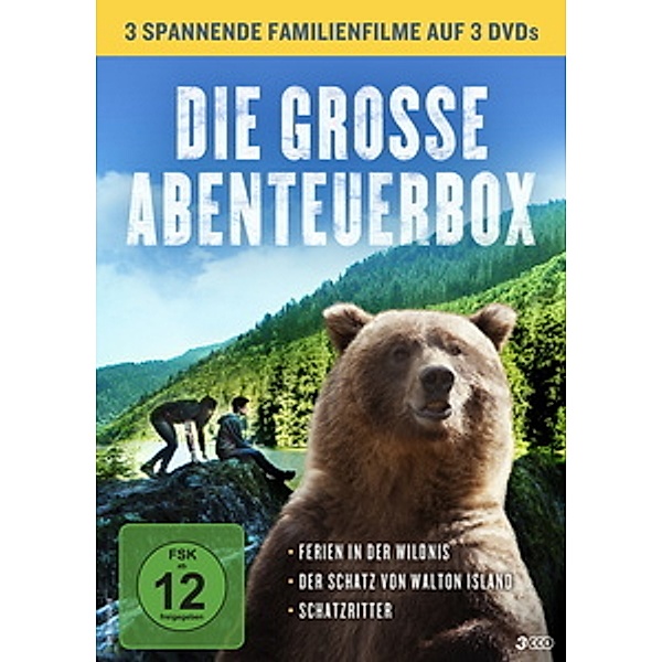 Die große Abenteuerbox - 3 spannende Familienfilme, Alexandra Neldel, Justin Kelly, Conno Beardmore