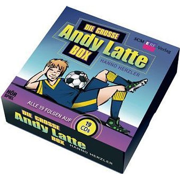 Die große Andy-Latte-Box, 18 Audio-CDs, Hanno Herzler