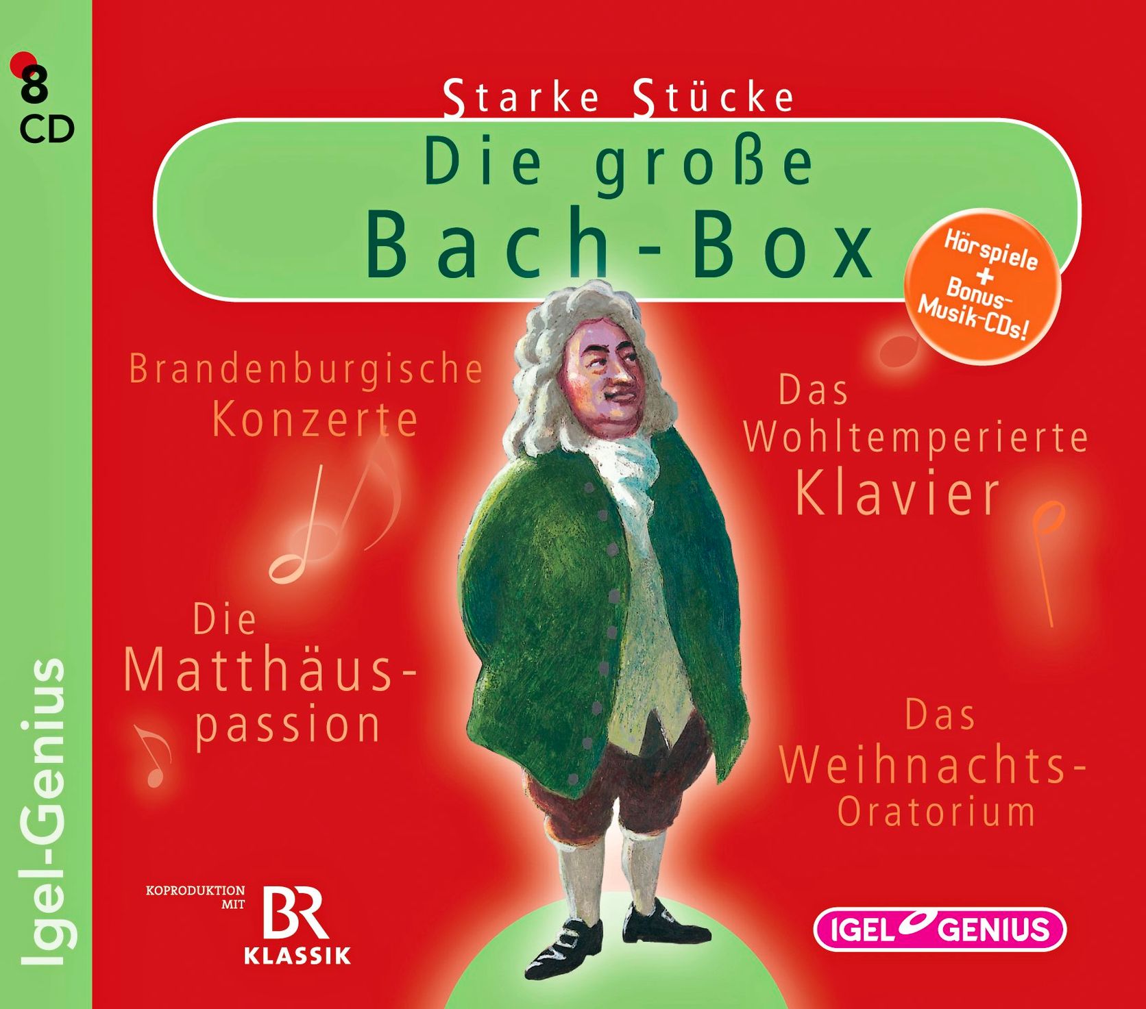 Die Große Bach-Box, 8 CDs von Diverse Interpreten | Weltbild.de