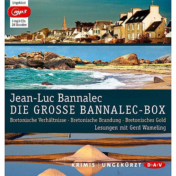 Die große Bannalec-Box, 3 MP3-CDs, Jean-Luc Bannalec