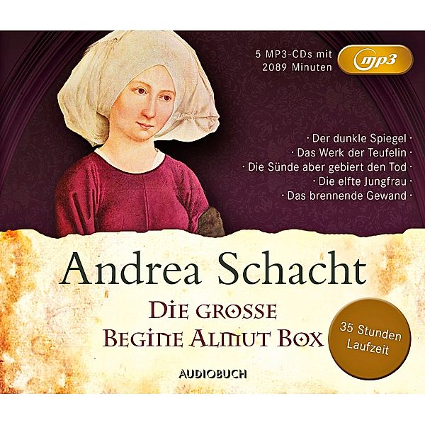 Die große Begine Almut Box, 5 MP3-CDs, Andrea Schacht