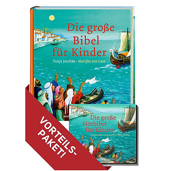 Die große Bibel für Kinder / Die große Hörbibel für Kinder, m. 2 Audio-CDs