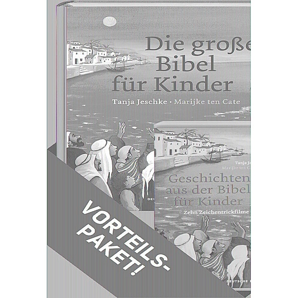 Die große Bibel für Kinder. Kombi-Paket (Buch + DVD), m. 1 Buch, m. 1 DVD, Tanja Jeschke
