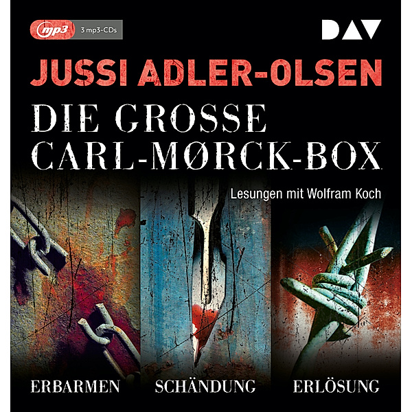 Die grosse Carl-Mørck-Box 1.Box.1,3 Audio-CD, 3 MP3, Jussi Adler-Olsen