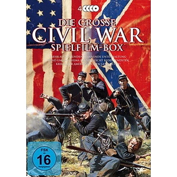 Die große Civil War Spielfilm-Box, CivilWar Box, 4DVD