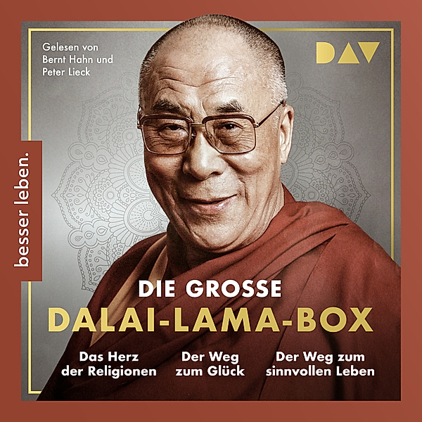 Die grosse Dalai-Lama-Box (Das Herz der Religionen, Der Weg zum Glück, Der Weg zum sinnvollen Leben), XIV. Dalai Lama