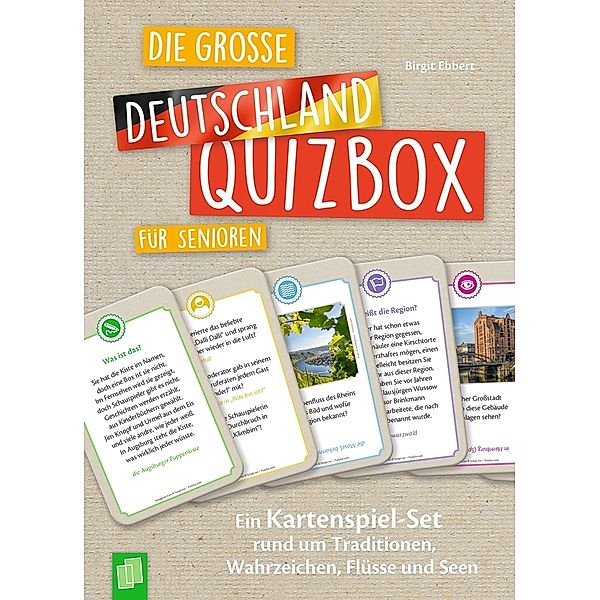 Verlag an der Ruhr Die grosse Deutschland-Quizbox für Senioren (Kartenspiel), Birgit Ebbert