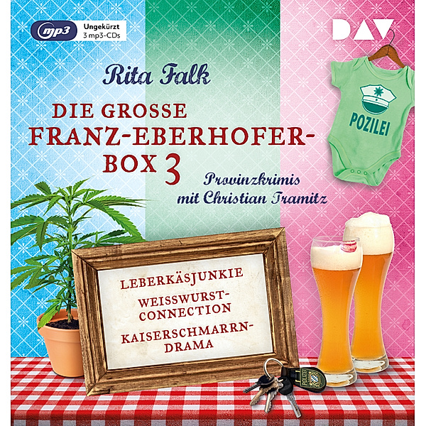 Die grosse Franz-Eberhofer-Box 3,3 Audio-CD, 3 MP3, Rita Falk