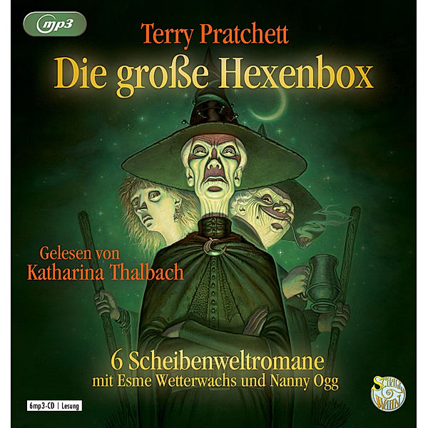 Die grosse Hexenbox,6 Audio-CD, 6 MP3, Terry Pratchett