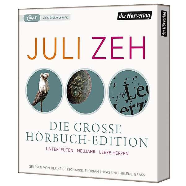 Die große Hörbuch-Edition,4 Audio-CD, 4 MP3, Juli Zeh