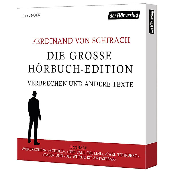 Die große Hörbuch-Edition - Verbrechen und andere Texte,5 Audio-CD, 5 MP3, Ferdinand Von Schirach