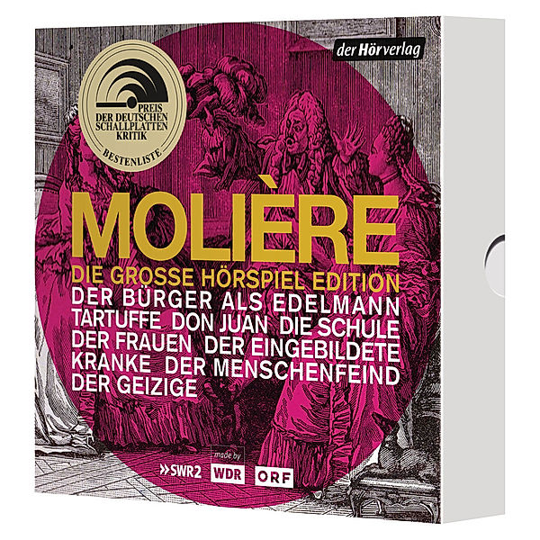 Die große Hörspiel-Edition,8 Audio-CD, Molière