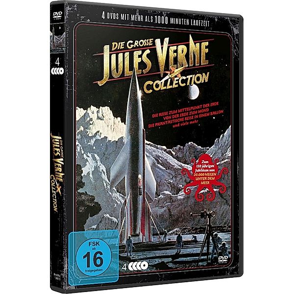 Die grosse Jules Verne Collection DVD-Box, Hugo Stiglitz Basil Rathbone Karl Malden