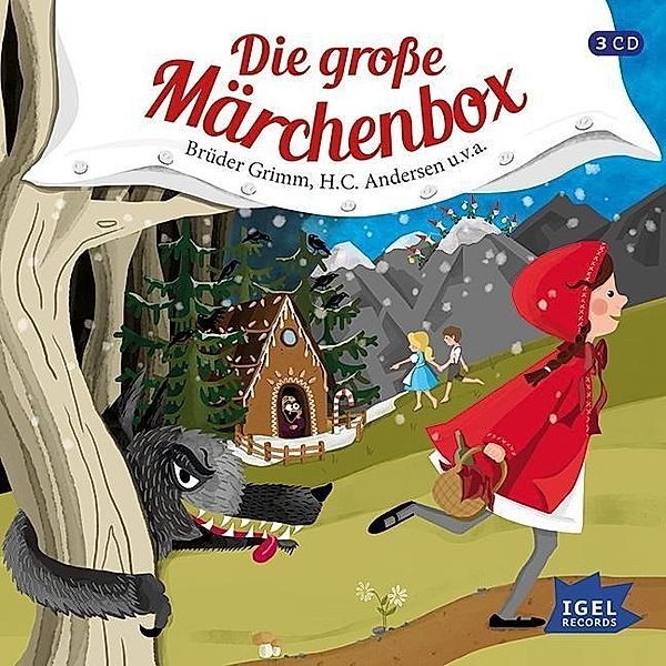 Die grosse Märchenbox, Audio-CD, Hans Christian Andersen, Jacob Grimm, Wilhelm Grimm