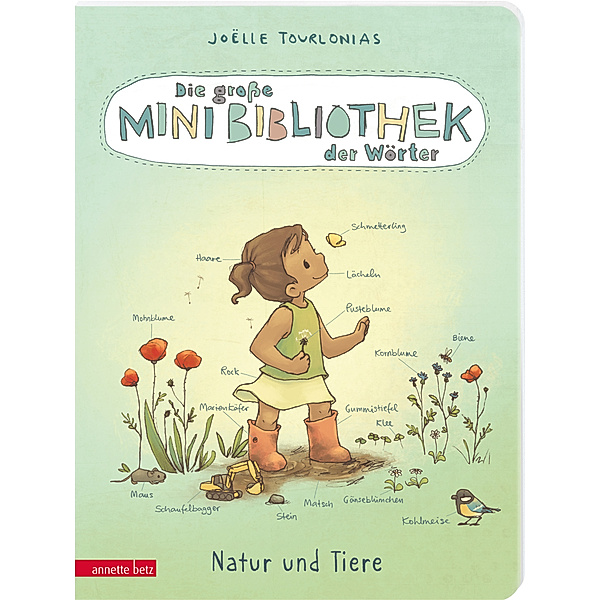 Die grosse Mini-Bibliothek der Wörter - Natur und Tiere: Pappbilderbuch für Kinder ab 24 Monaten (Die Mini-Bibliothek der Wörter), Joëlle Tourlonias
