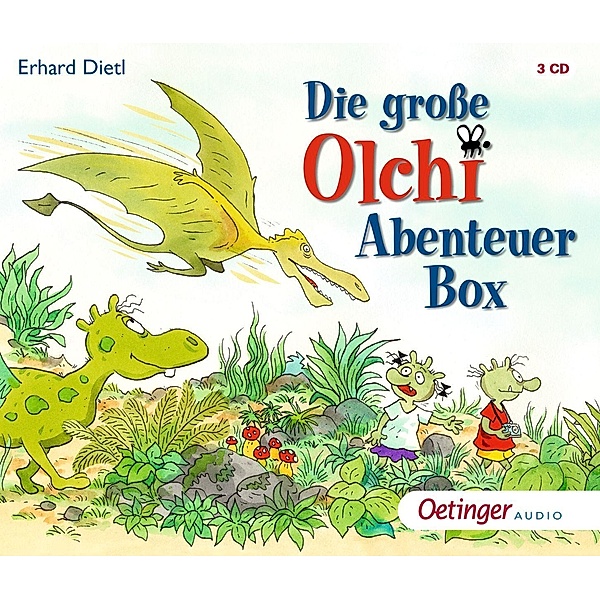 Die große Olchi-Abenteuer-Box, 3 Audio-CD, Erhard Dietl
