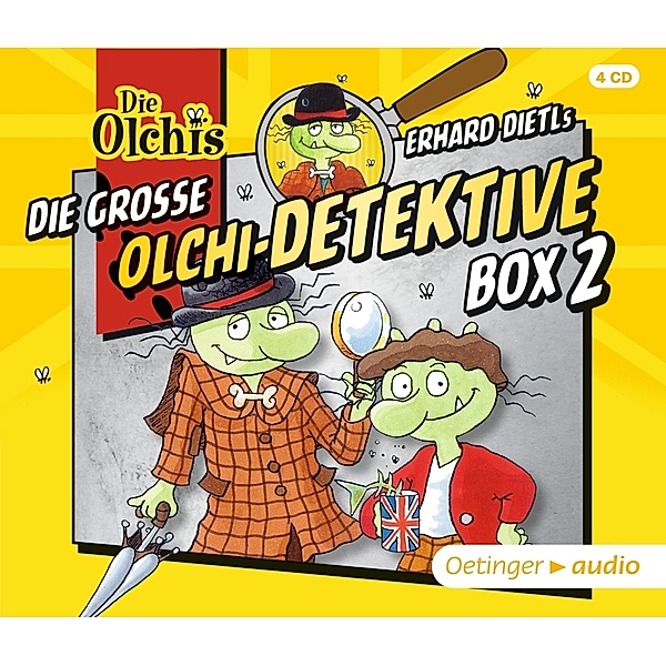 Die große Olchi-Detektive-Box 2.Tl.2,4 Audio-CD, Barbara Iland-Olschewski, Erhard Dietl
