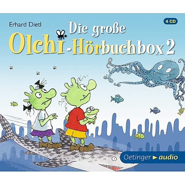 Die große Olchi-Hörbuchbox 2.Tl.2,4 Audio-CD, Erhard Dietl