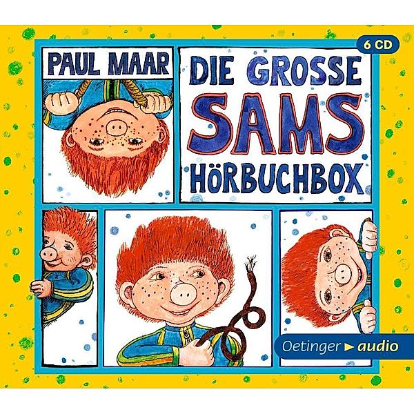 Die große Sams-Hörbuchbox, 6 Audio-CD, Paul Maar