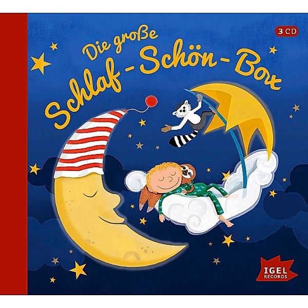 Die große Schlaf-schön-Box, 3 Audio-CDs, Erhard Dietl, Marliese Arold, James Krüss