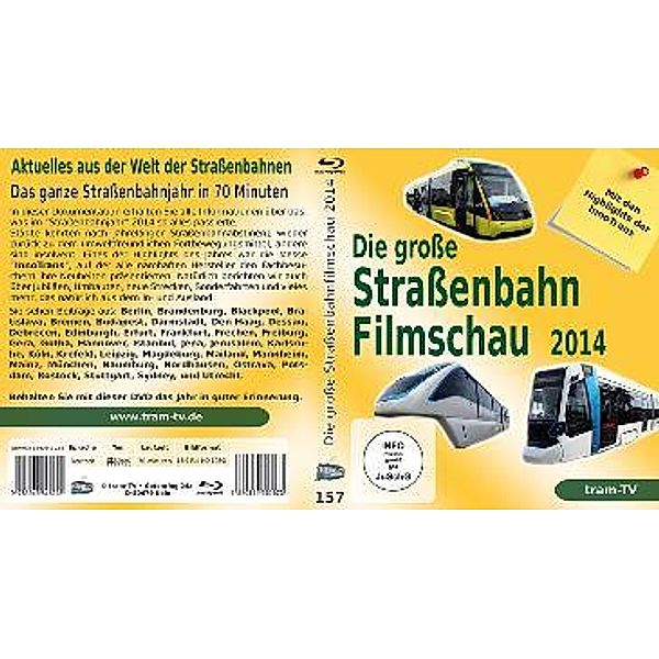 Die grosse Strassenbahnfilmschau 2014/Blu-ray