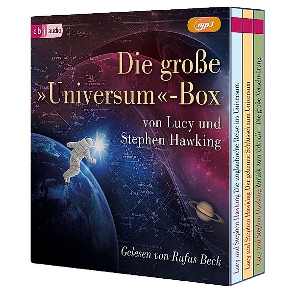 Die große Universum-Box,3 Audio-CD, 3 MP3, Lucy Hawking, Stephen Hawking