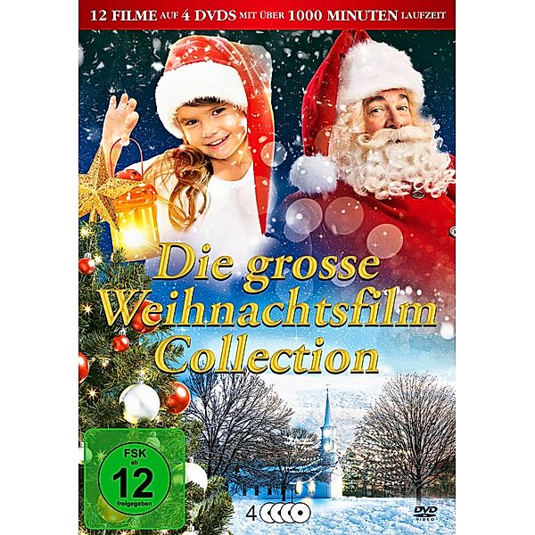 Die grosse Weihnachtsfilm-Collection, 4 DVDs