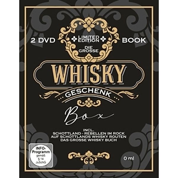 Die grosse Whisky-Geschenk-Box inkl. Buch, Schottland DVDS Whisky Buch