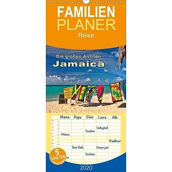 Die grossen Antillen - Jamaica - Familienplaner hoch (Wandkalender 2020 , 21 cm x 45 cm, hoch), Peter Roder