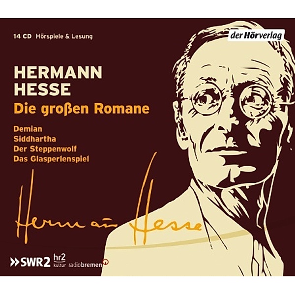 Die großen Romane,14 Audio-CDs, Hermann Hesse
