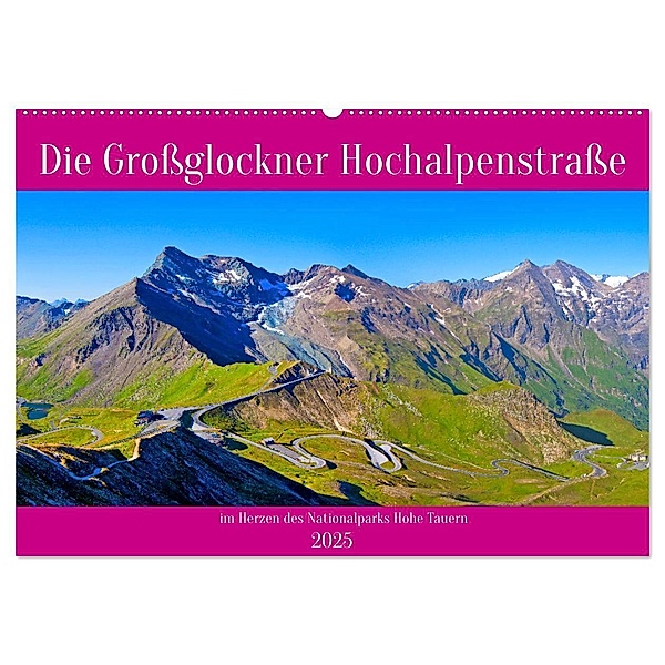Die Grossglockner Hochalpenstrasse (Wandkalender 2025 DIN A2 quer), CALVENDO Monatskalender, Calvendo, Christa Kramer