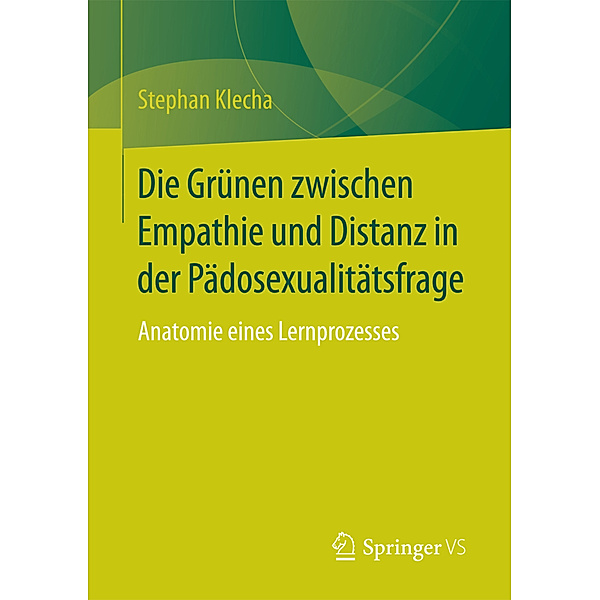 Die Grünen zwischen Empathie und Distanz in der Pädosexualitätsfrage, Stephan Klecha