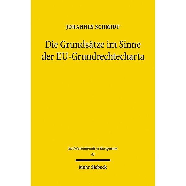 Die Grundsätze im Sinne der EU-Grundrechtecharta, Johannes Schmidt