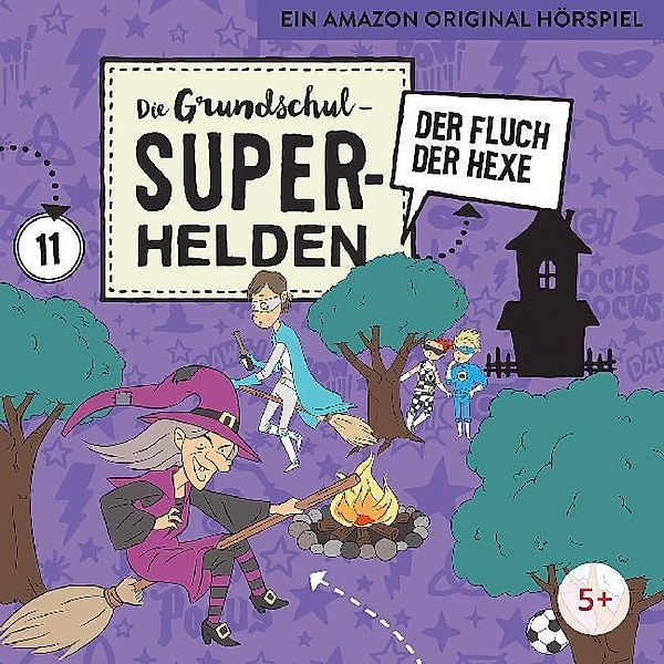 Die Grundschul-Superhelden - Der Fluch der Hexe,1 Audio-CD, Die Grundschul-Superhelden