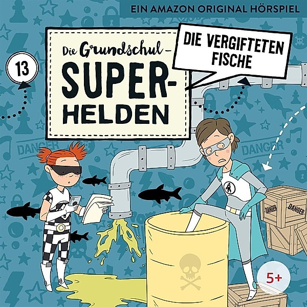 Die Grundschul-Superhelden - Die vergifteten Fische, 1 Audio-CD, Die Grundschul-Superhelden