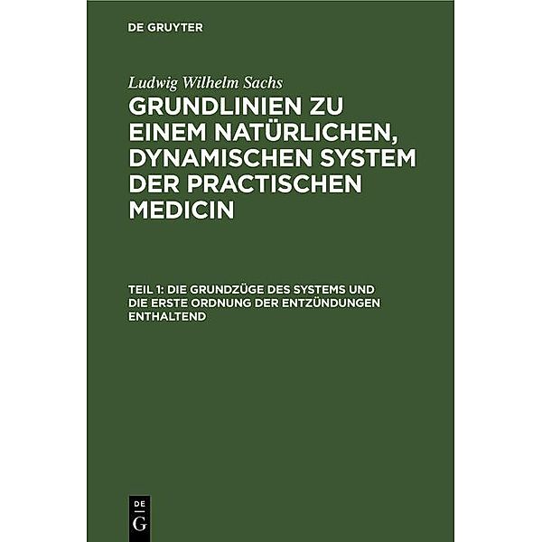 Die Grundzüge des Systems und die erste Ordnung der Entzündungen enthaltend, Ludwig Wilhelm Sachs