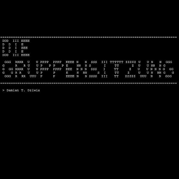 Die Gruppensitzung, Damian T. Dziwis