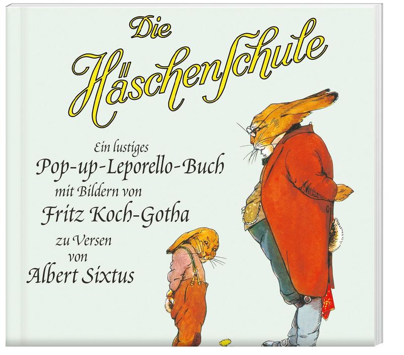 Die Häschenschule: Pop-up-Leporello-Buch Buch versandkostenfrei bestellen