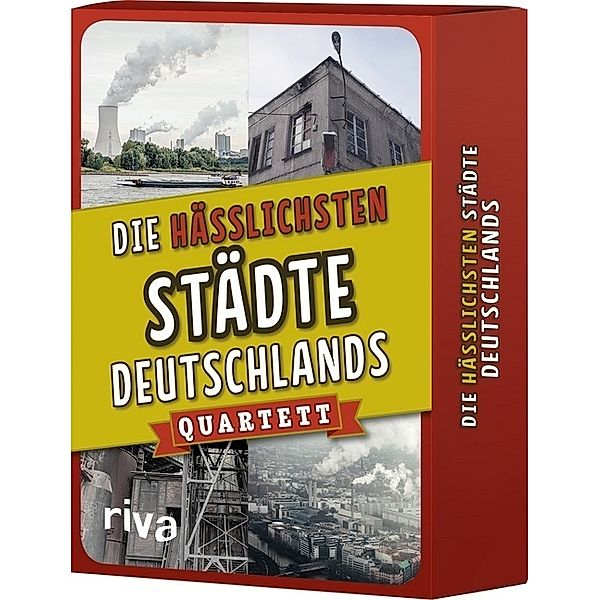 riva Verlag Die hässlichsten Städte Deutschlands - Quartett (Spiel), riva Verlag
