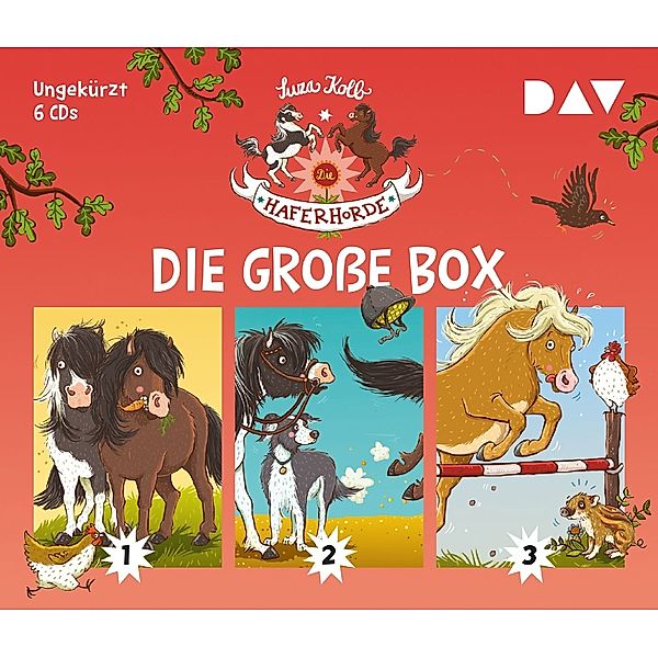 Die Haferhorde - Die grosse Box 1 (Teil 1-3),6 Audio-CDs, Suza Kolb