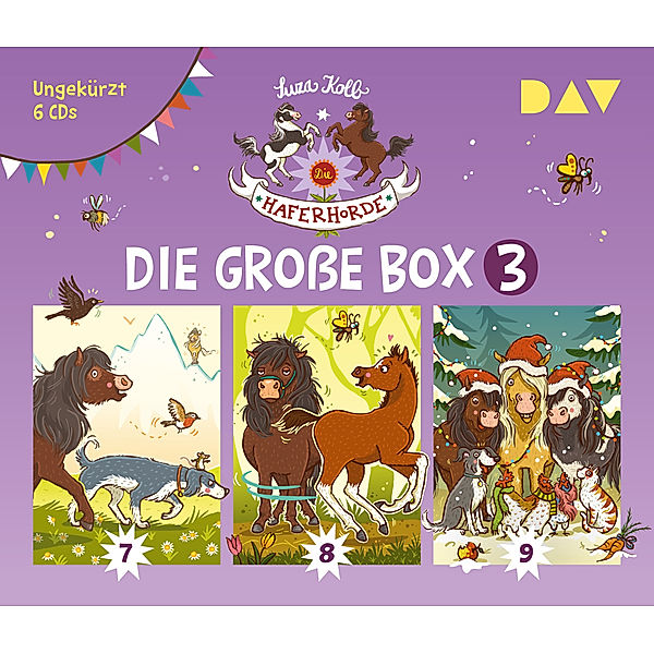 Die Haferhorde - Die große Box 3 (Teil 7-9),6 Audio-CD, Suza Kolb