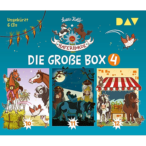 Die Haferhorde - Die große Box 4 (Teil 10-12),6 Audio-CD, Suza Kolb