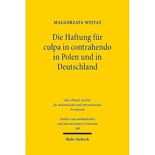 Die Haftung für culpa in contrahendo in Polen und in Deutschland, Malgorzata Wojtas