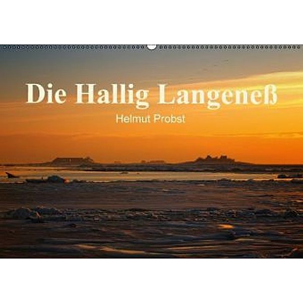 Die Hallig Langeneß / CH-Version (Wandkalender 2016 DIN A2 quer), Helmut Probst